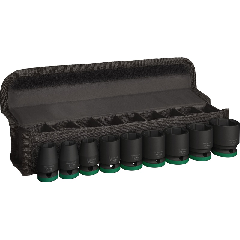 Bosch Professional Impact Socket Set 1/2 Std. 9 pcs 2608003038