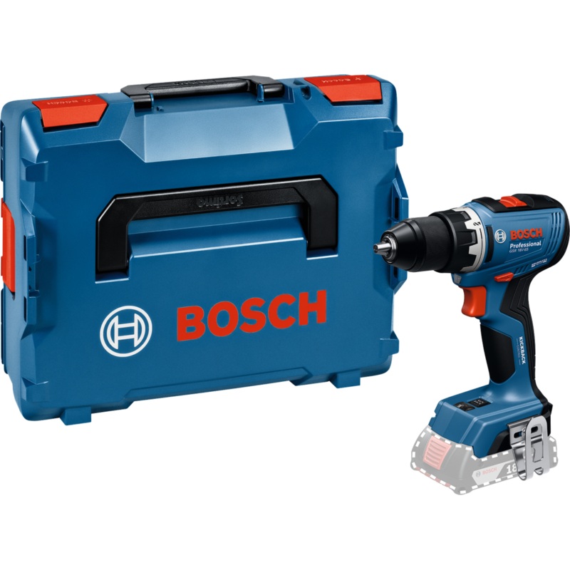 Bosch Drill Driver GSR 18V-65 (Bare tool, L-BOXX) Cordless 06019N3201