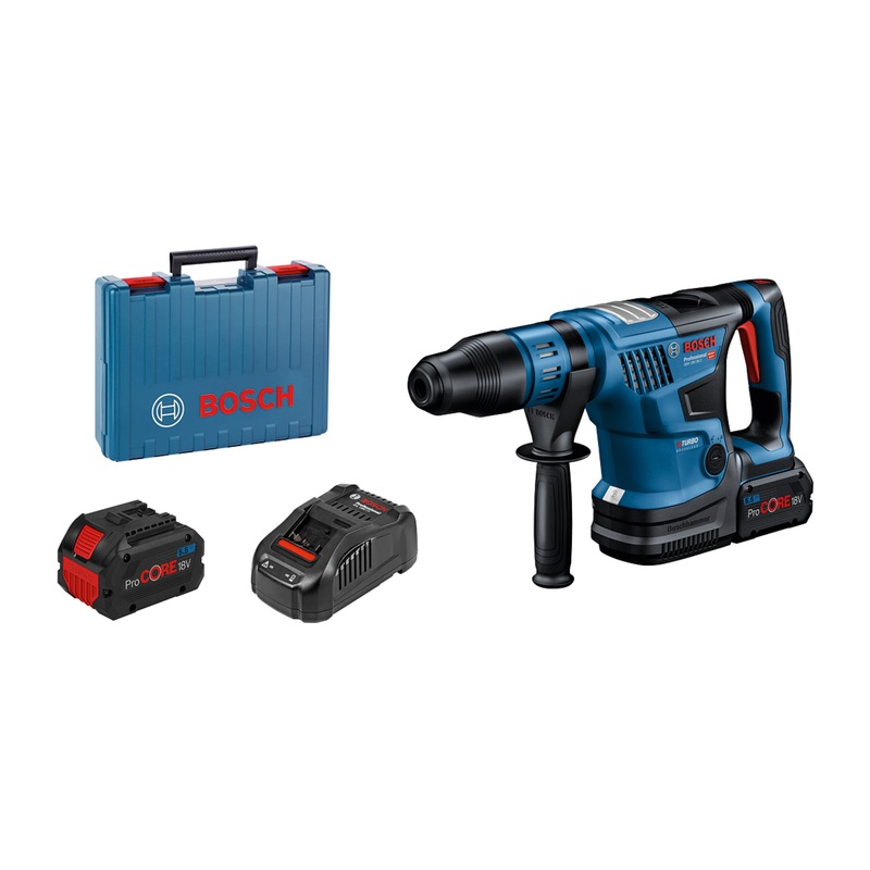 Bosch GBH 18V-36 C (2x ProCORE18V 5.5Ah, GAL 1880 CV, carry case) BITURBO BRUSHLESS 18V SDS-Max Cordless 0611915073