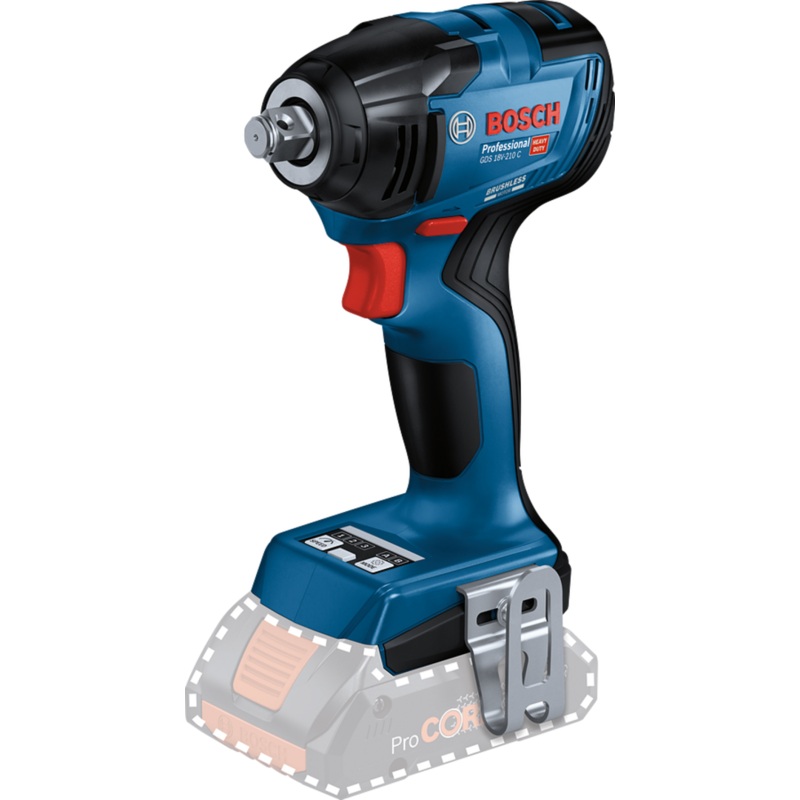 Bosch GDS 18V-210 C (body only, carton) BRUSHLESS 18V I/Wrench Cordless 06019J0300