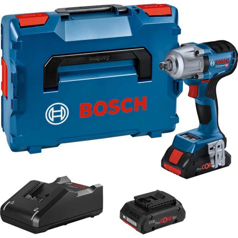 Bosch GDS 18V-450 PC (2x 4.0Ah ProCORE18V, GAL 18V-40, Como, L-BOXX) BRUSHLESS I/Wrench Cordless 06019K4170