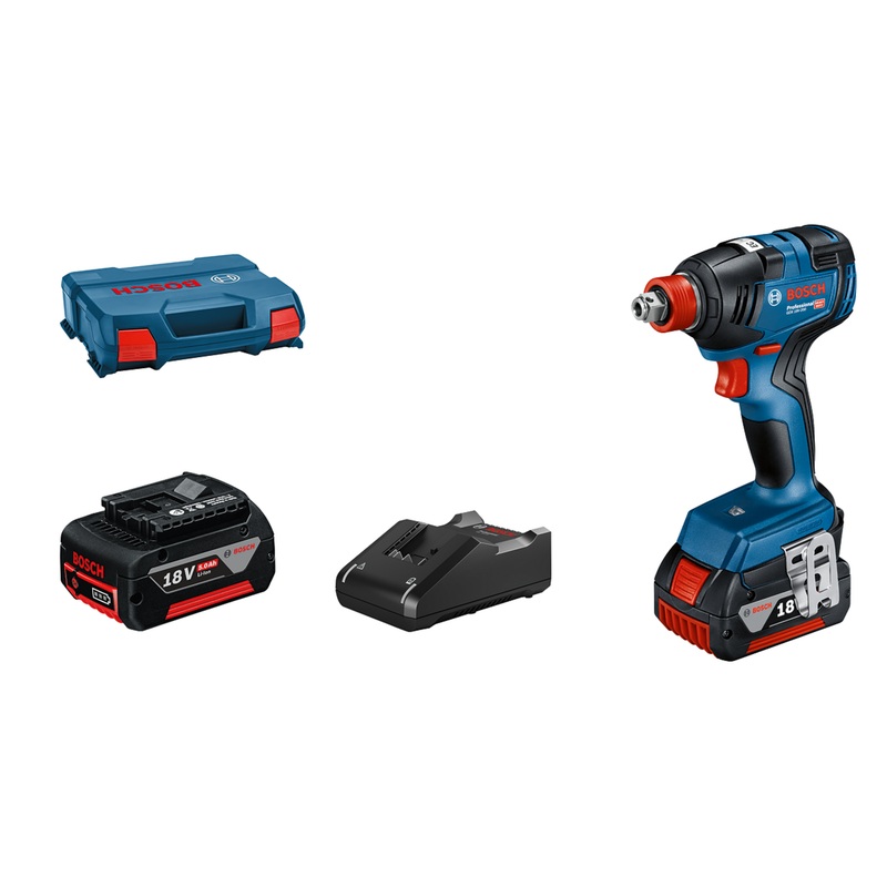 Bosch GDX 18V-200 (2x GBA 5.0Ah, GAL 18V-40, L-CASE) BRUSHLESS 18V I/D/Wrench Cordless 06019J2272