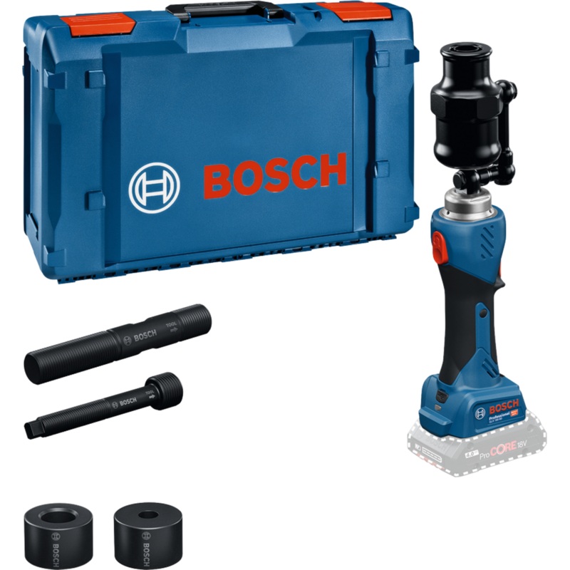 Bosch Hydraulic Punching Tool GLH 18V-60 (Bare tool, 2x draw studs, 2x spacers, grease tube, XL-BOXX) Cordless 06019P0200