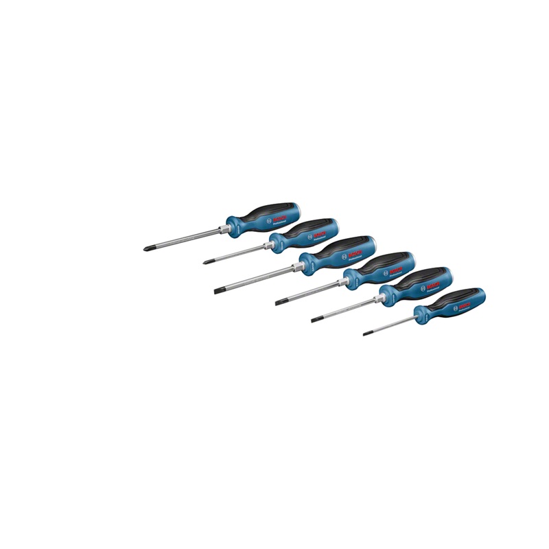 Bosch Professional Screwdriver Set (6pcs: SL 3.5, SL 4.5, SL 5.5, SL 6.5, PH1, PH2, carton) 1600A016BF
