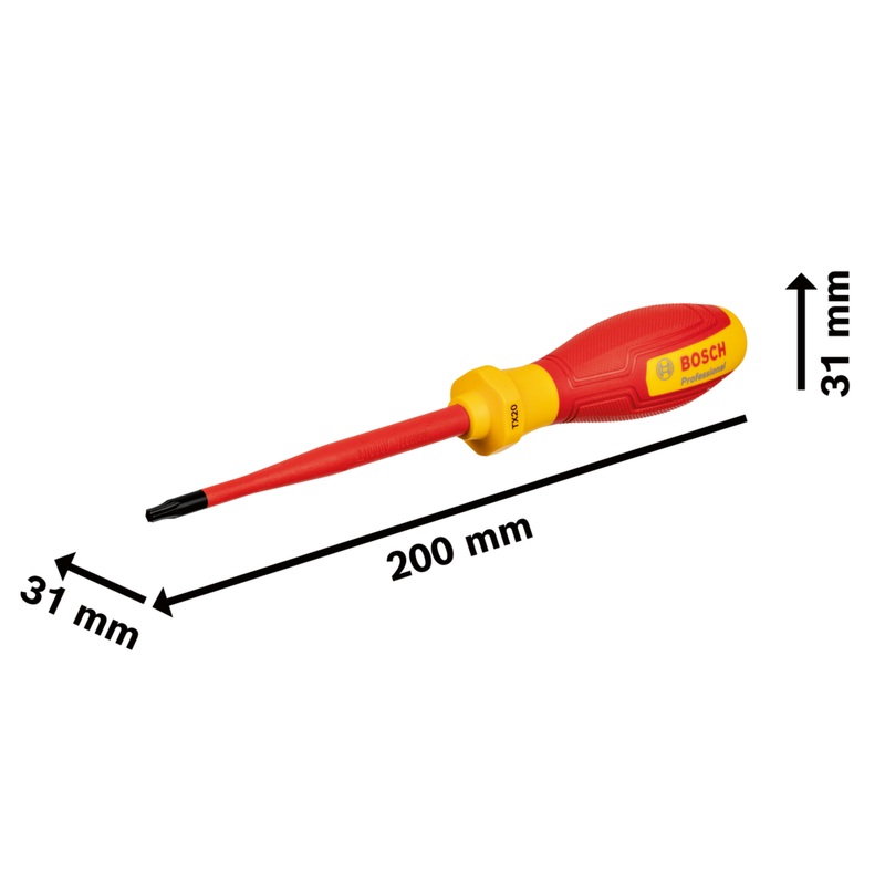 Bosch VDE Screwdriver TX 20 (carton) 1600A02NC7