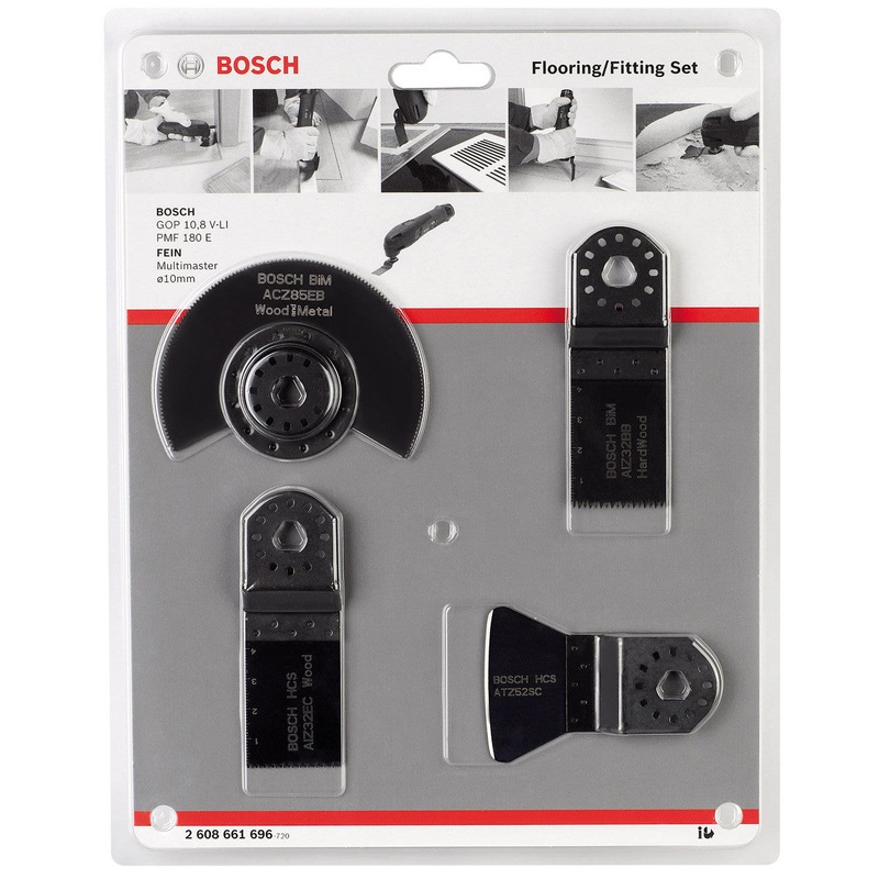 Bosch 2608661696 4 Piece Floor installation Set (For GOP. PMF & Fein)