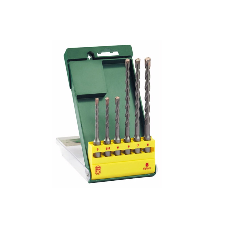 Bosch 6 Piece SDS Plus S2 Drill Bit Set 2607019448
