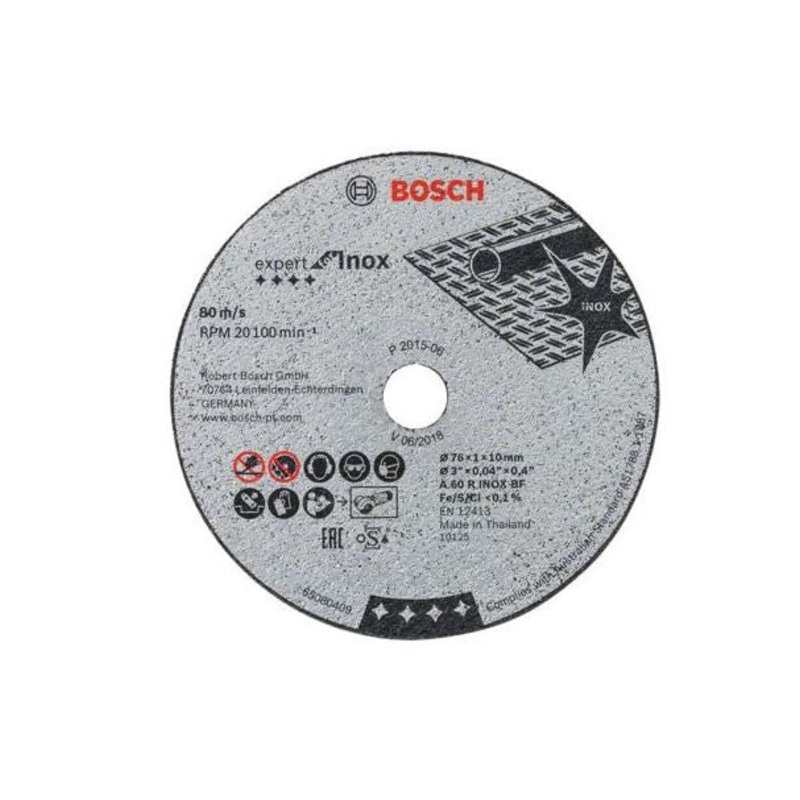 Bosch 76mm Expert Inox Abrasive Disc 5pk 2608601520