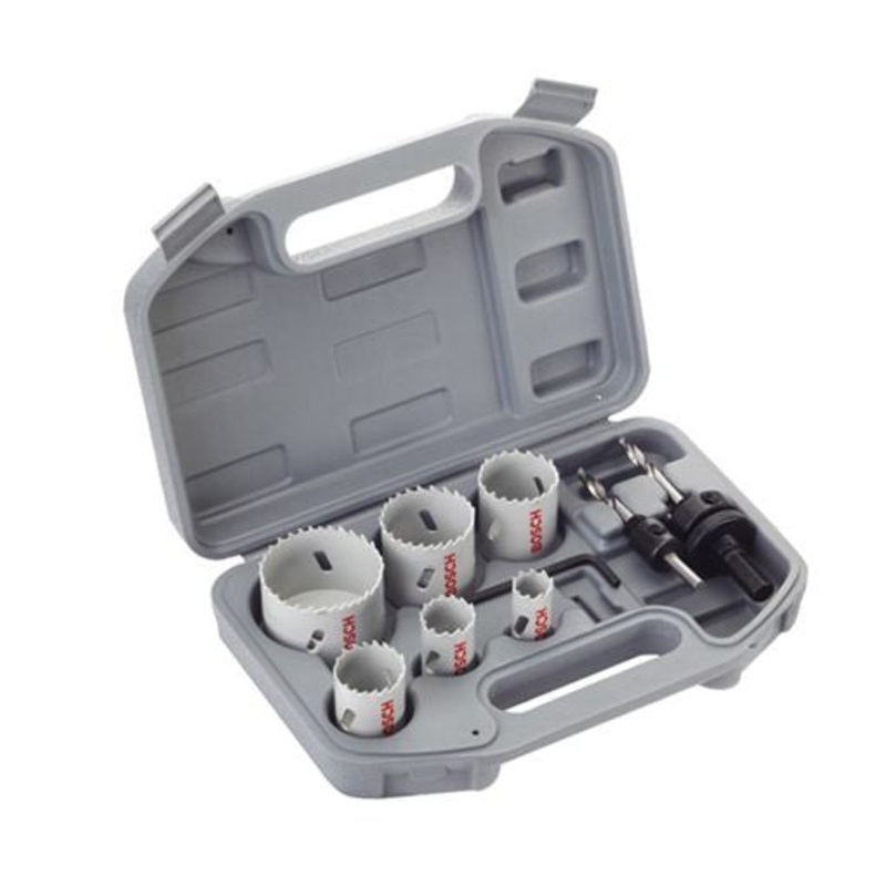 Bosch 8 Piece Electricians Holesaw Set 2608580804