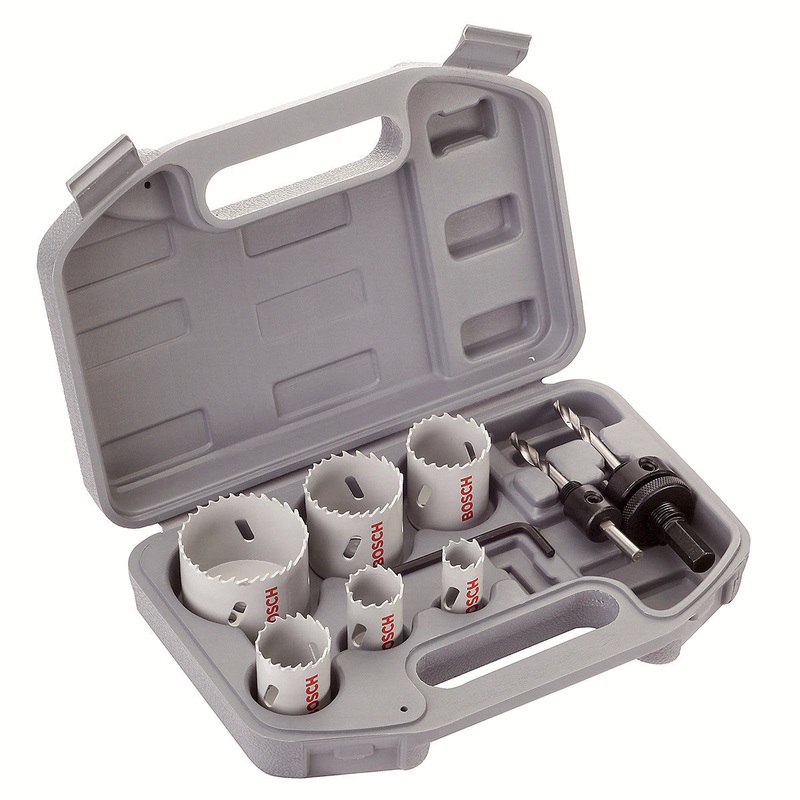 Bosch 8pc Plumbers Holesaw Set 2608580803