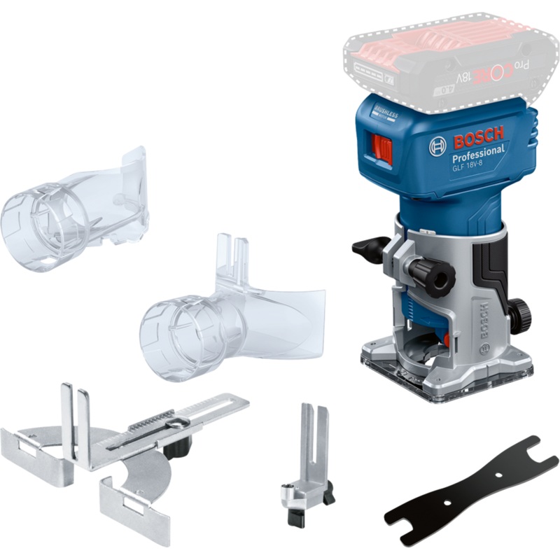 Bosch GLF 18V-8 (body only, carton) BRUSHLESS 18V T/Router Cordless 06016C6070