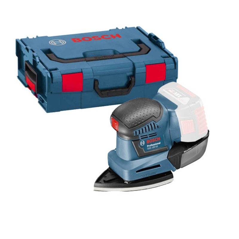 Bosch GSS 18v 10 18v Cordless Orbital Sander. bare unit in L BOXX 06019D0202