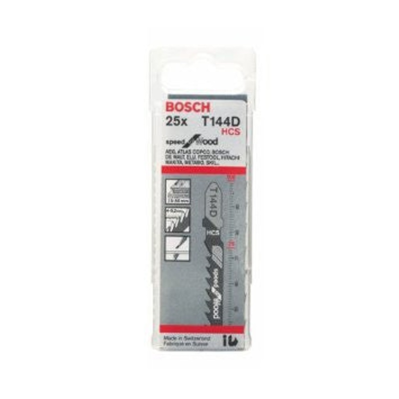 Bosch Jigsaw blades T144D pack of 25! 2608633625