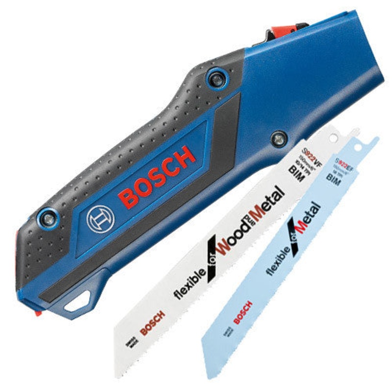Bosch Recip Pocket Saw with S922EF + S922VF Blades 2608000495