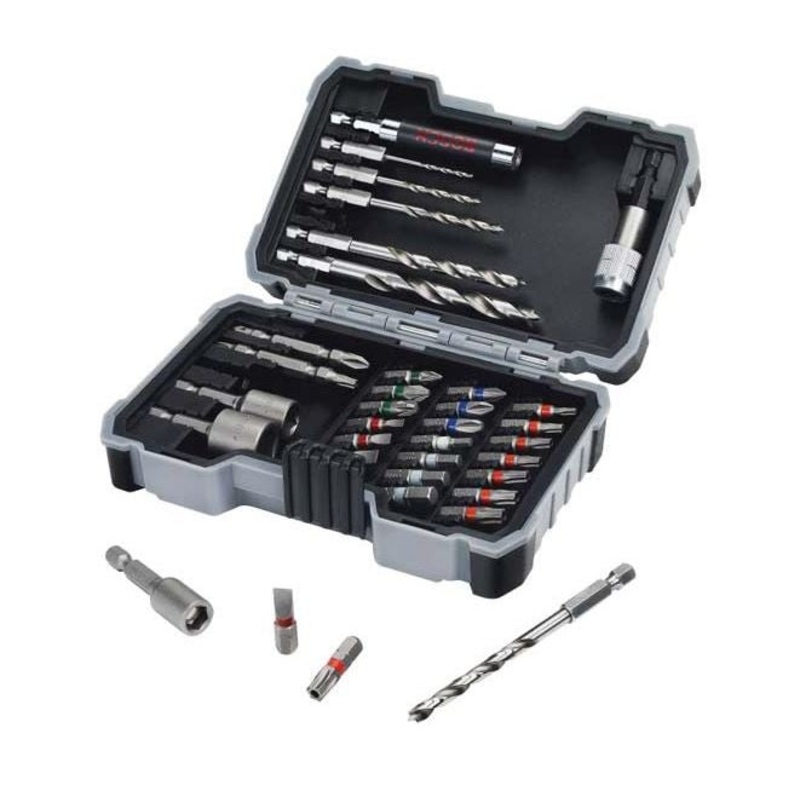 Bosch Wood Drill and Screwdriver Bit Set 35Pc 2607017327