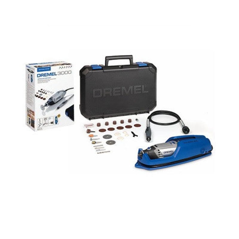 Dremel 3000 1 25 EZ Multitool + 25 Accessories + Flexible Shaft 230V F0133000JR