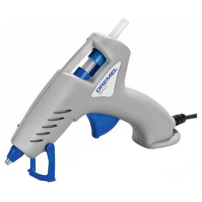 Dremel 910 Glue Gun 7mm High Temp + 3 Accessories F0130910JB