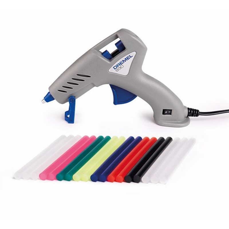Dremel 930 Hobby Glue Gun Dual Temperature 7mm + 18 Accessories F0130930JB