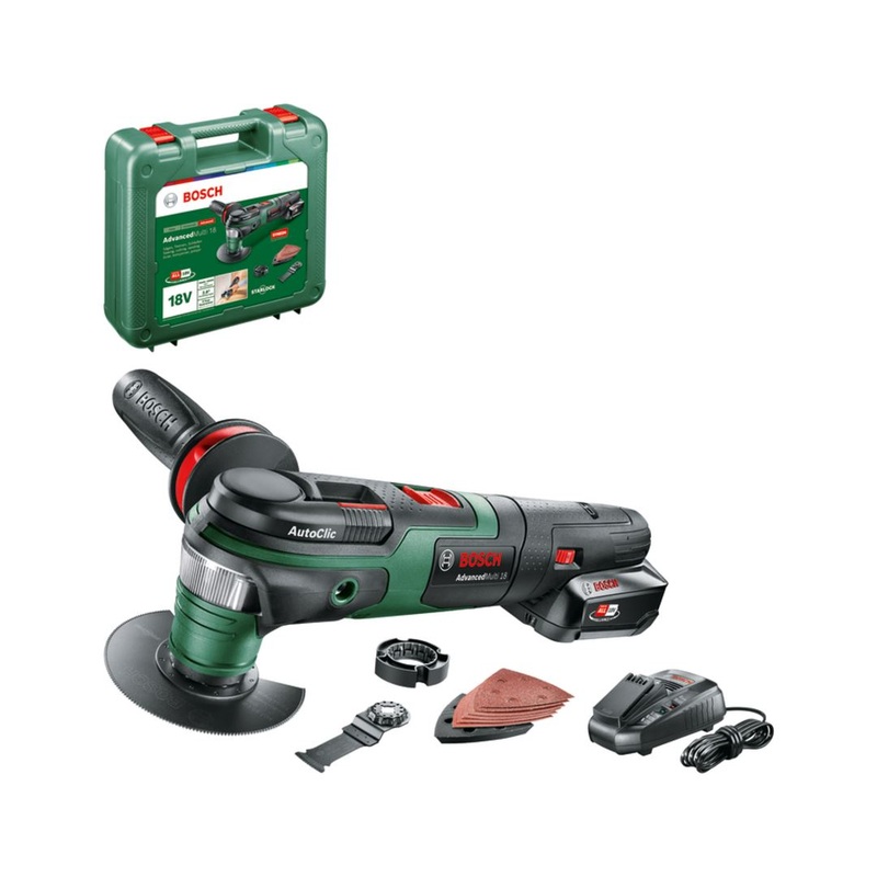 Bosch E-STOCK AdvancedMulti 18 (1x 2.5Ah) Cordless Sander 0603104071