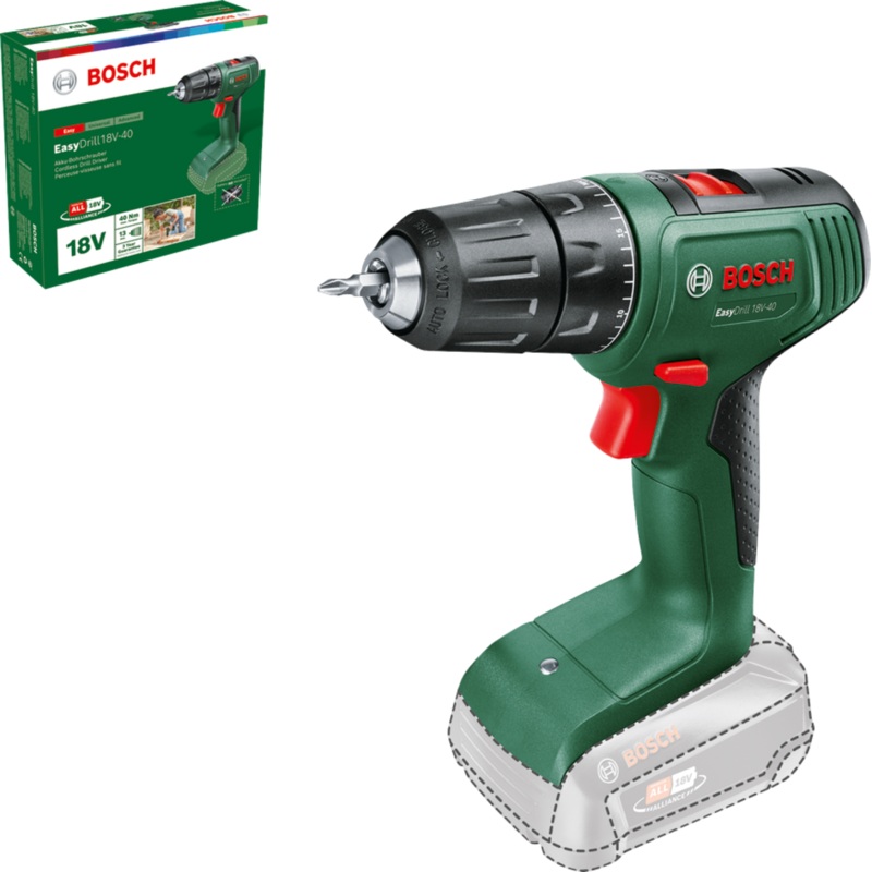 Bosch E-STOCK EasyDrill 18V-40 (Baretool) Cordless 06039D8000930
