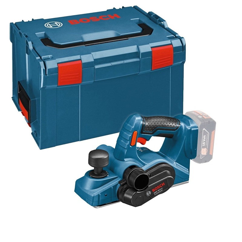 Bosch E-STOCK GHO 18 V LI 18V Cordless Planer Bare Unit in L BOXX 06015A0300930