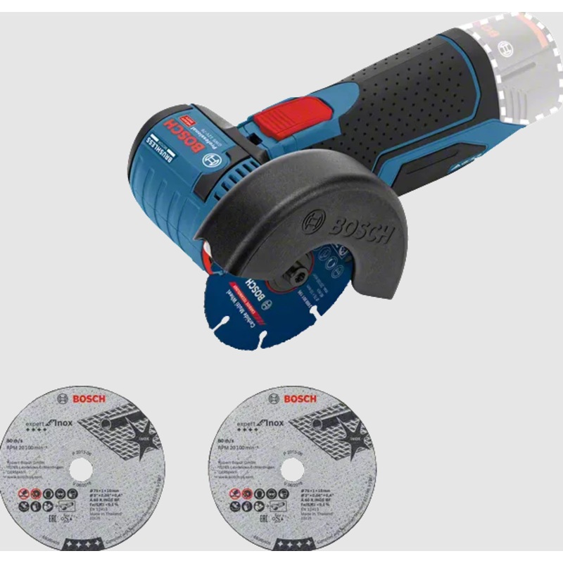 Bosch E-STOCK GWS 12V – 76 V-EC CB Cordless Angle Grinder 06019F2000