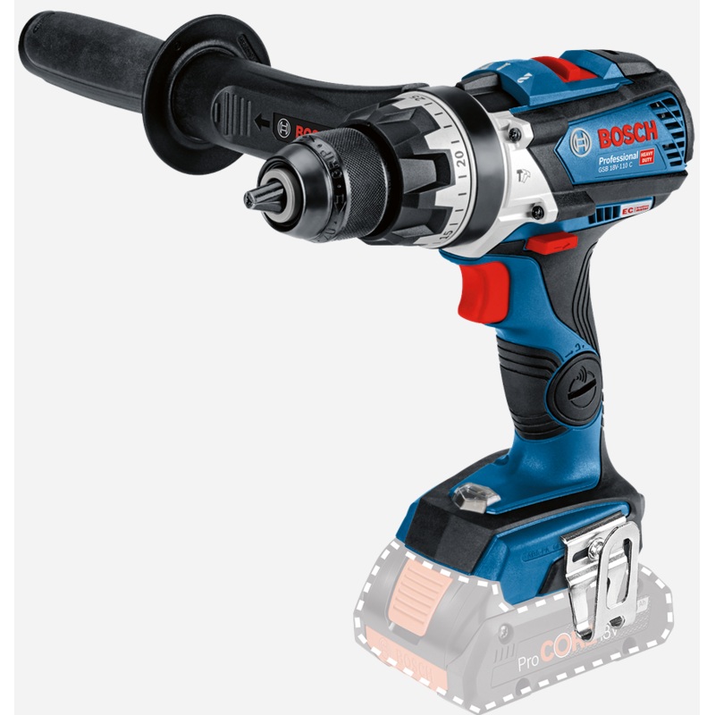 Bosch E-STOCK Professional GSB 18V 110 C Cordless Combi Drill In Cardboard Box 06019G0309930