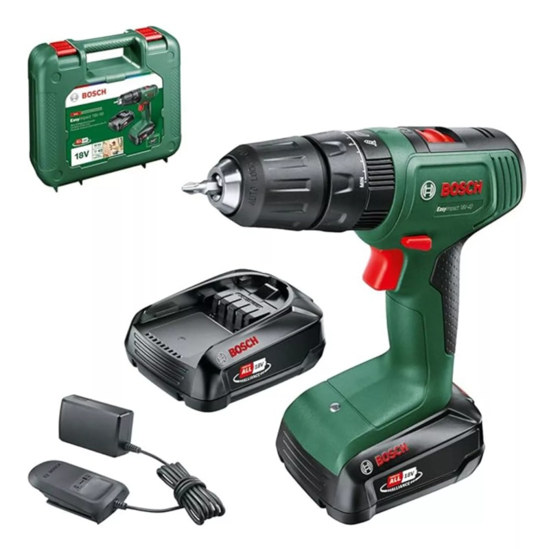 Bosch E-STOCK UniversalImpact 18V 2 x 2Ah Li-ion Combi Drill 06039D4172