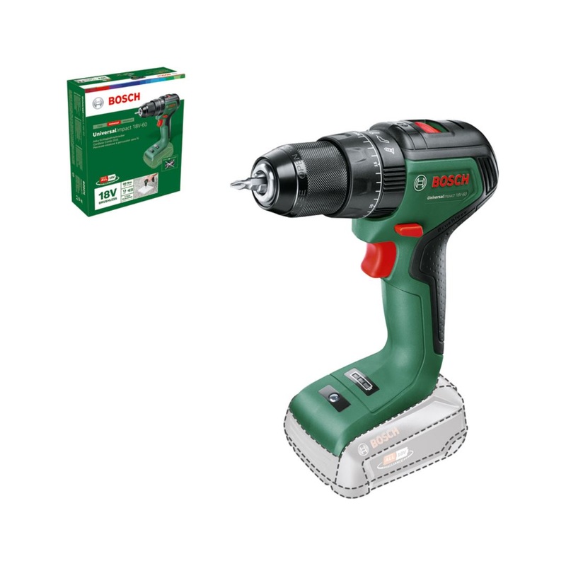 Bosch E-STOCK UniversalImpact 18V-60 (Baretool) Cordless 06039D7100