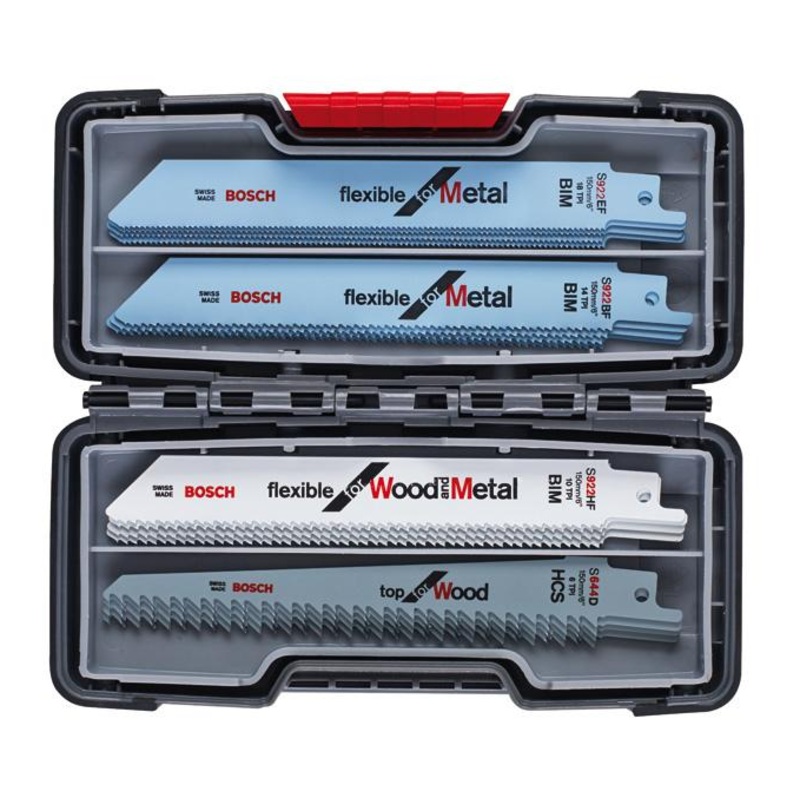 Bosch Professional Wool & Metal Reciprocating Saw Blade Set 2607010902