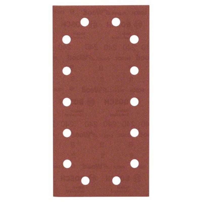 Bosch 10 piece sanding sheet set 115 x 230 mm. 240 2608605320