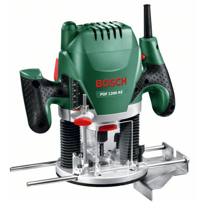 Bosch POF 1200AE 1 4′ & 8mm Plunge Router 1200w 060326A170