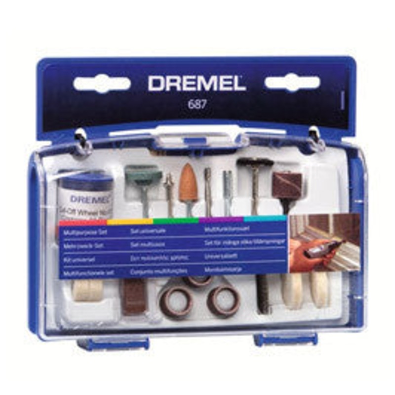 DREMEL 687 Polishing Sanding Cleaning Kit Set for Rotary Tool 850454 26150687JA