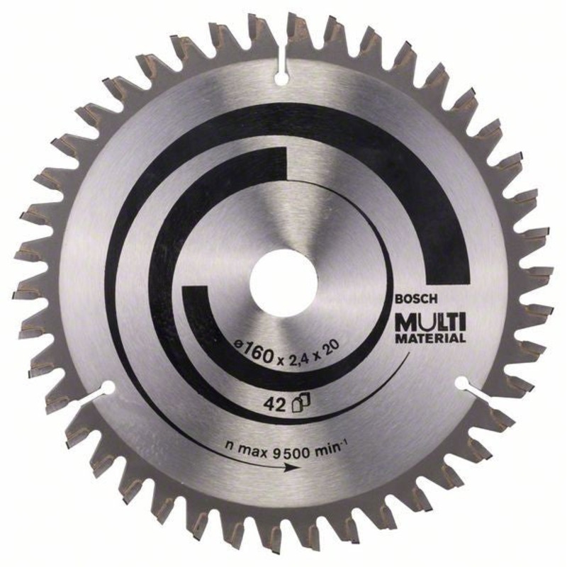 Bosch Multi Material circular saw blade 160 x 20 16 x 2.4 mm. 42 2608640503