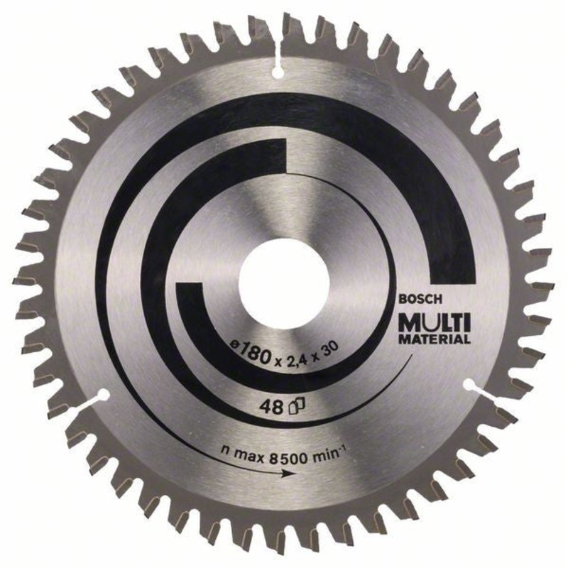 Bosch Multi Material circular saw blade 180 x 30 20 x 2.4 mm. 48 2608640507