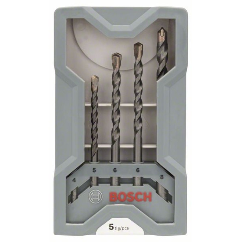 Bosch 5 piece CYL 3 concrete drill bit set 4; 5; 6; 6; 8 mm 2607017080