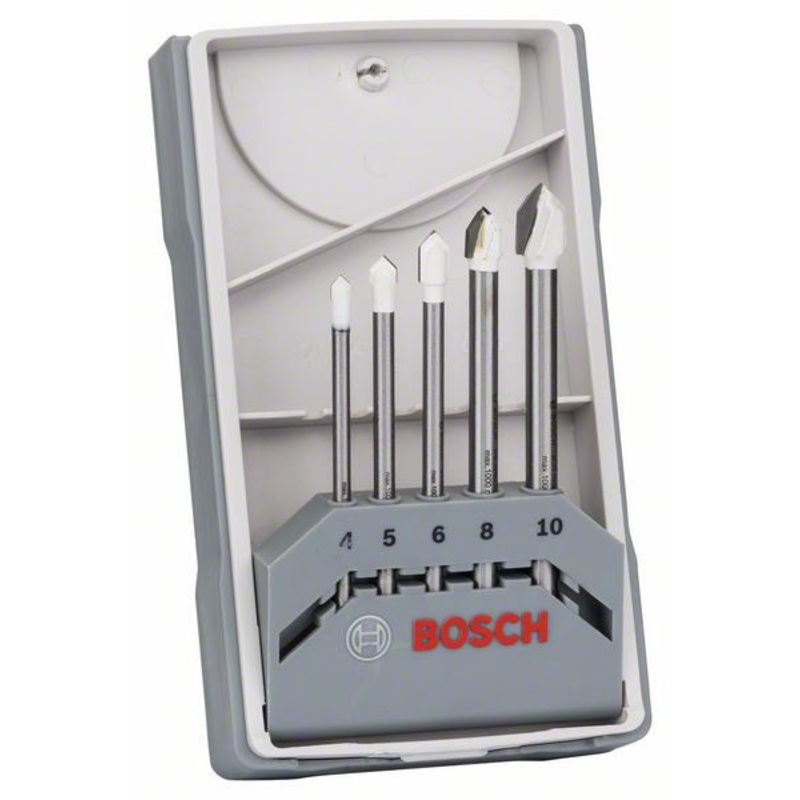 Bosch 5 piece CYL 9 Ceramic tile drill bit set 4.0; 5.0; 6.0; 8.0; 10.0 mm 2608587169