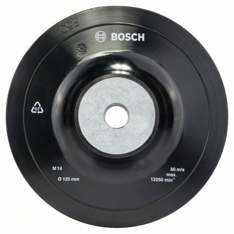 Bosch Backing pad 125 mm. 12 500 rpm 1608601033