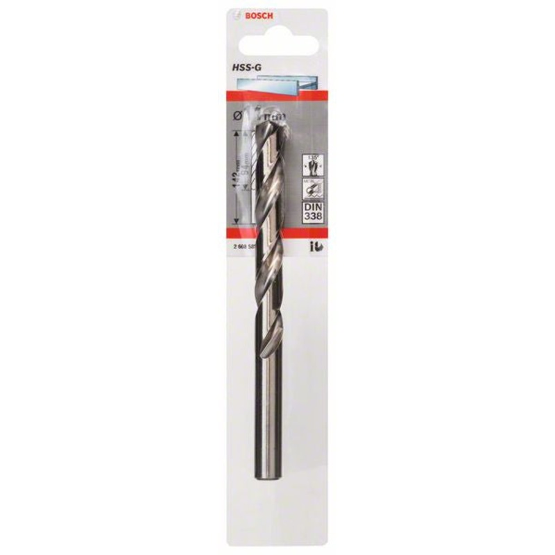 Bosch Metal drill bits HSS G. DIN 338 11 x 94 x 142 mm 2608585938