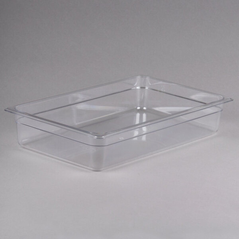 12x20x4 Full Size Food Pan Clear