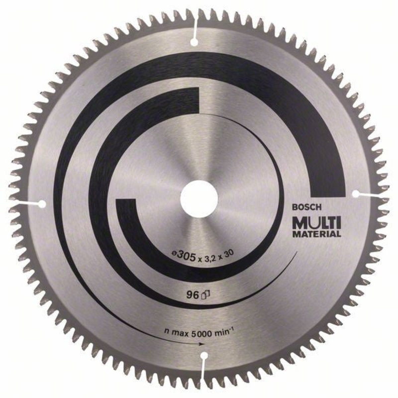 Bosch Multi Material circular saw blade 305 x 30 x 3.2 mm. 96 2608640453