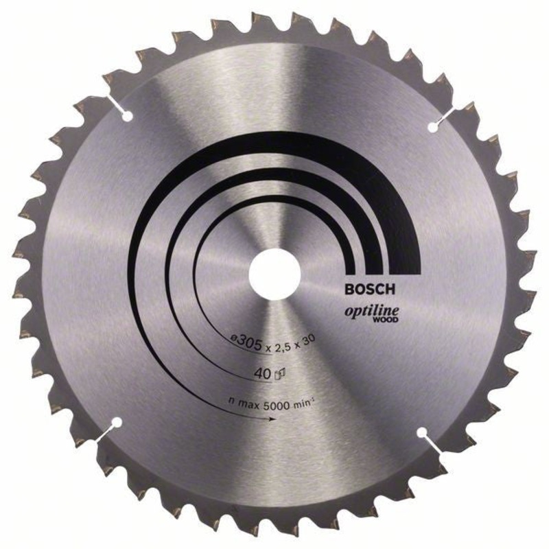 Bosch Optiline Wood circular saw blade 305 x 30 x 2.5 mm. 40 2608640440