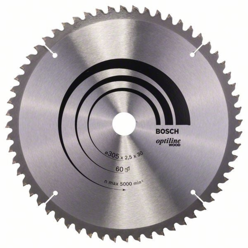 Bosch Optiline Wood circular saw blade 305 x 30 x 2.5 mm. 60 2608640441