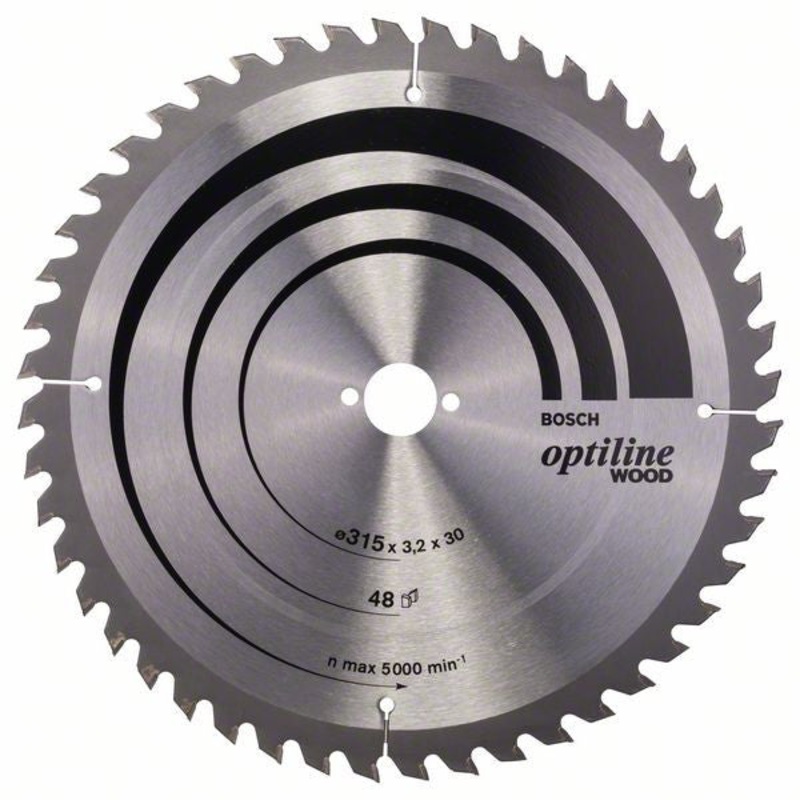 Bosch Optiline Wood circular saw blade 315 x 30 x 3.2 mm. 48 2608640673