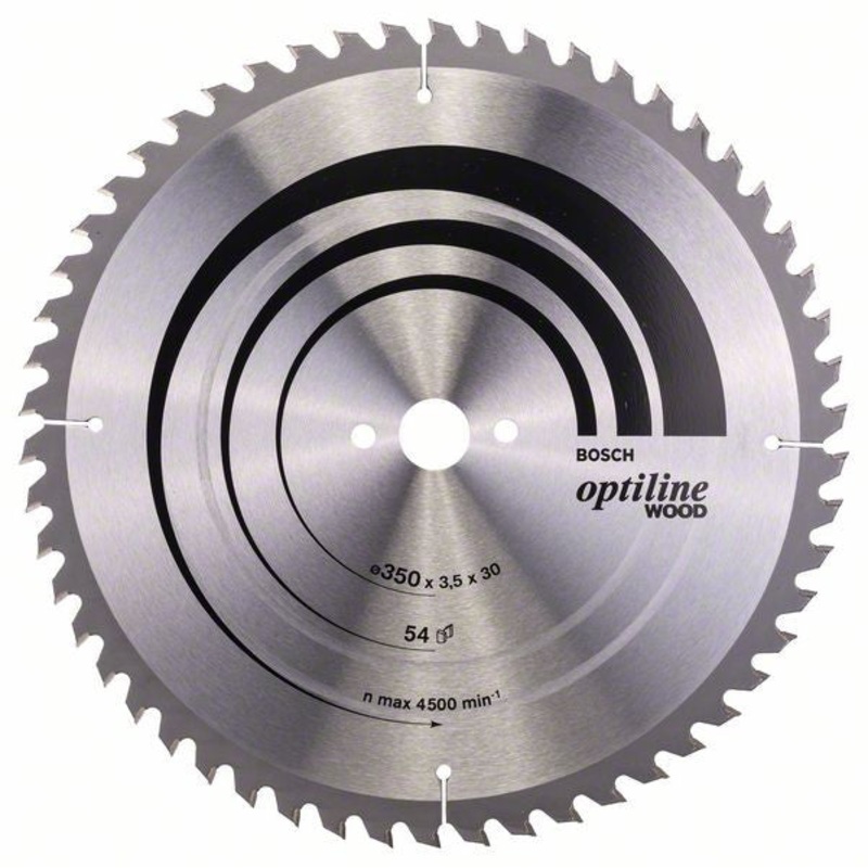 Bosch Optiline Wood circular saw blade 350 x 30 x 3.5 mm. 54 2608640674