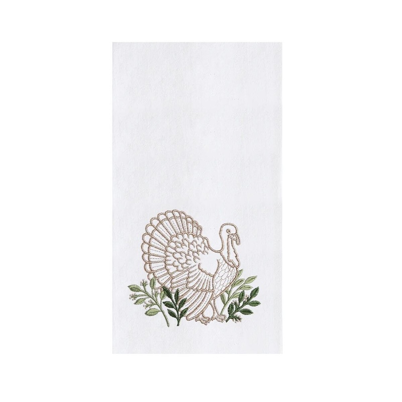 Botanical Turkey Kitchen Towel