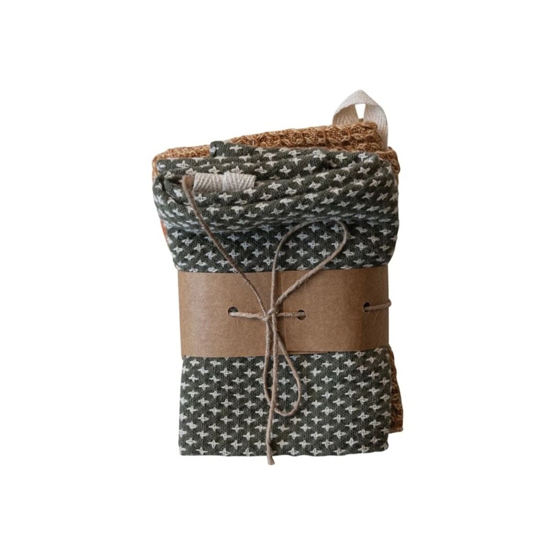 Multi Color Set Dish Cloth