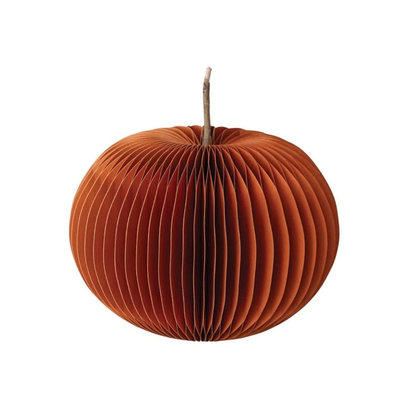 Recycled Paper Honeycomb Pumpkin