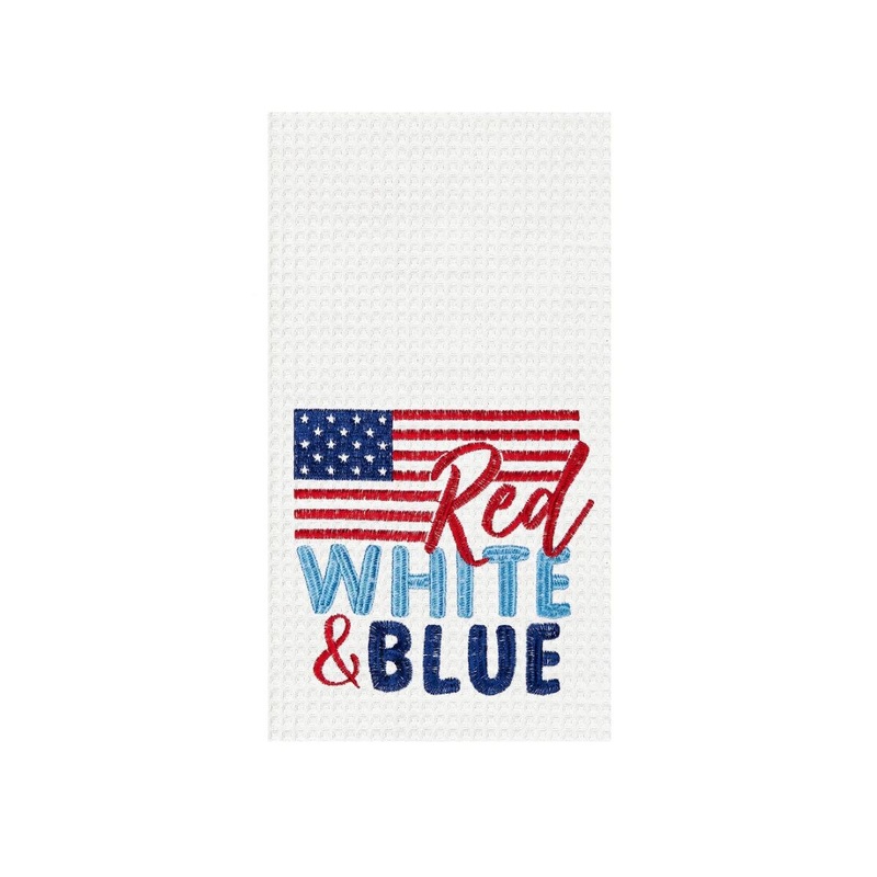 Red White & Blue Flag Kitchen Towel