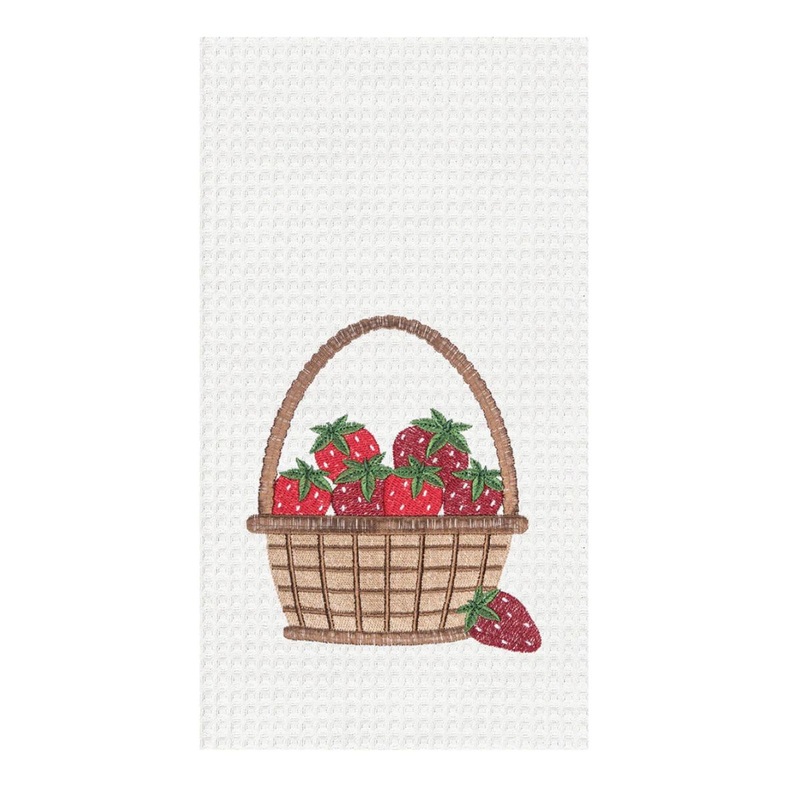 Strawberry Basket Kitchen Towel